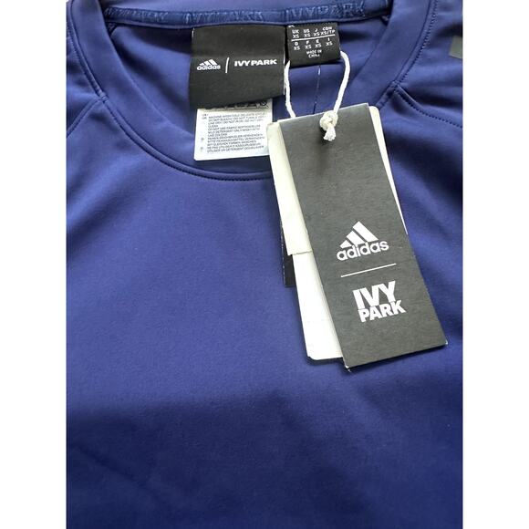 adidas XS ivy park IVP mens top dark blue new with tag - Picture 2 of 3